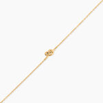 Bracelet Bretzel Plaqu&eacute; Or Jaune - Bijoux sans pierre Femme | Histoire d&rsquo;Or