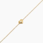 Bracelet Benno Argent Dor&eacute; A L'Or 750/1000 Topaze - Bracelets Pierre Femme | Histoire d&rsquo;Or
