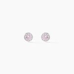Boucles D'oreilles Puces Auxana Argent Blanc Oxyde De Zirconium - Boucles d'oreilles fantaisie Femme | Histoire d&rsquo;Or