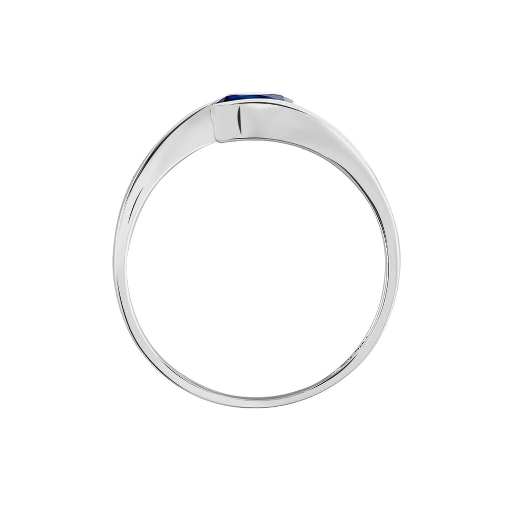 Bague Camilia Or Blanc Saphir - Bagues solitaires Femme | Histoire d’Or