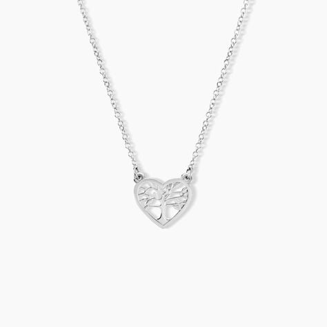 Collier Elwenn Argent Blanc - Colliers fantaisie Femme | Histoire d&rsquo;Or