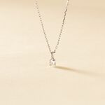 Pendentif Aphrodite Or Blanc Diamant - Pendentifs Femme | Histoire d&rsquo;Or