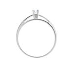 Bague Solitaire Morrigane Or Blanc Diamant - Bagues solitaires Femme | Histoire d&rsquo;Or