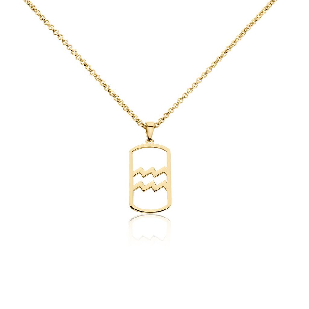 Collier Plaqué Or Prospero - Colliers Zodiaque Homme | Histoire d’Or