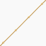 Bracelet Cyrianne Argent Dor&eacute; A L'Or 750/1000 - Bijoux sans pierre Femme | Histoire d&rsquo;Or