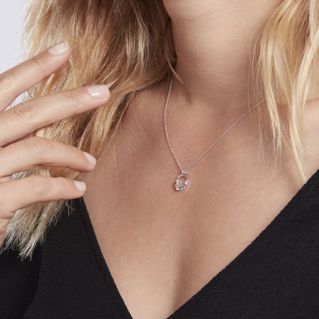 Collier Argent Giustino Oxydes De Zirconium - Colliers fantaisie Femme | Histoire d’Or