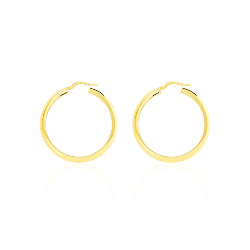 Créoles Suzana Or Jaune - Boucles d'oreilles créoles Femme | Histoire d’Or