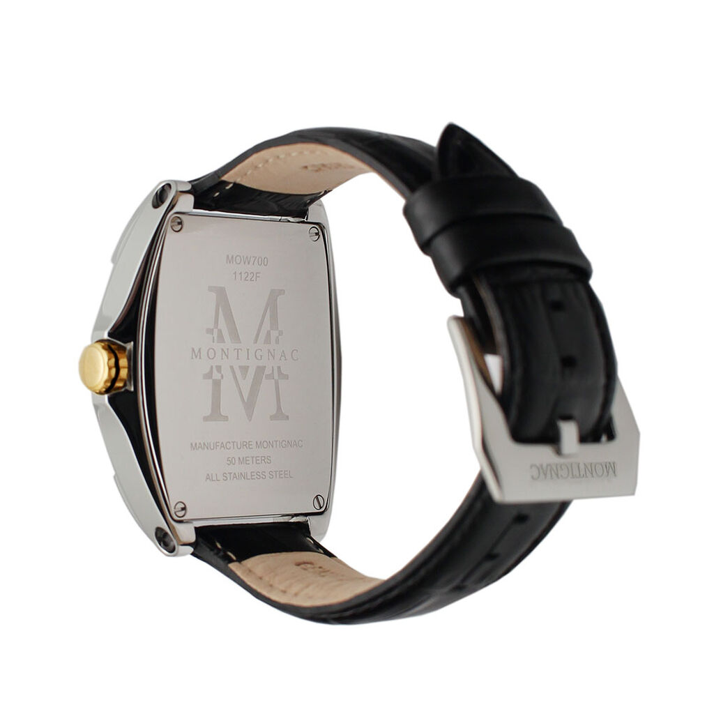Montre Montignac Noir - Montres Homme | Histoire d’Or