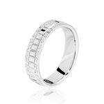 Alliance Herma Ruban Plat Or Blanc - Alliances Unisex | Histoire d&rsquo;Or