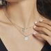 Collier Argent Blanc Mireio - Colliers fantaisie Femme | Histoire d’Or