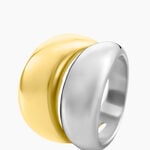 Bague Perfect Match Acier Bicolore - Bagues fantaisie Femme | Histoire d&rsquo;Or