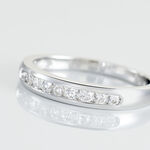 Alliance Giulia Or Blanc Diamant - Alliances Femme | Histoire d&rsquo;Or