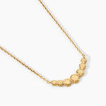 Collier Fedelina Argent Dor&eacute; A L'Or 750/1000 - Bijoux sans pierre Femme | Histoire d&rsquo;Or