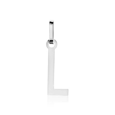 Pendentif Ionia Lettre Or Blanc - Pendentifs Famille | Histoire d’Or