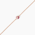 Bracelet Pavel Argent Rose Oxyde De Zirconium - Bracelets Femme | Histoire d&rsquo;Or