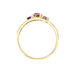 Bague Chloe Or Jaune Amethyste Et Oxyde De Zirconium - Bagues solitaires Femme | Histoire d’Or