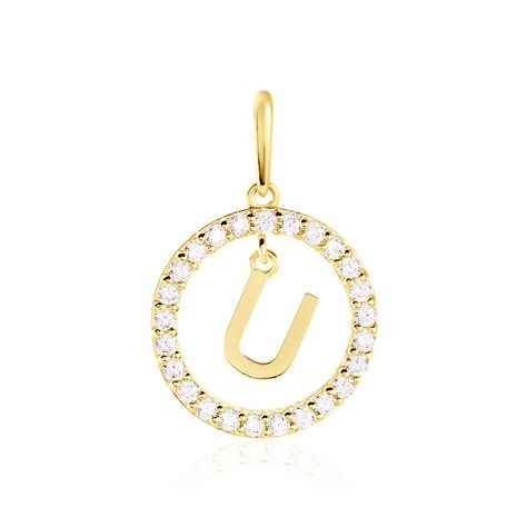 Pendentif Gabe Or Jaune Oxyde De Zirconium - Pendentifs Femme | Histoire d’Or