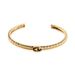 Bracelet Jonc Angelica Plaque Or Jaune Oxyde De Zirconium - Bracelets joncs Femme | Histoire d’Or