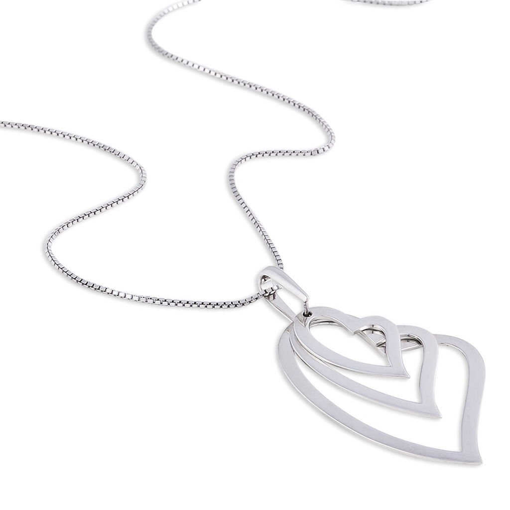 Collier Sinnila Argent Blanc - Colliers fantaisie Femme | Histoire d&rsquo;Or