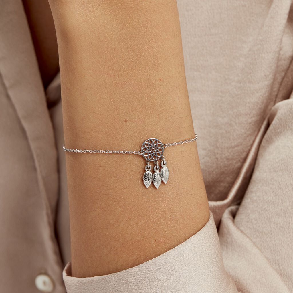 Bracelet Ida Argent Blanc - Bracelets Femme | Histoire d’Or