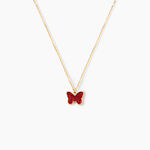 Collier Solena Papillon Or Jaune - Colliers Enfant | Histoire d&rsquo;Or