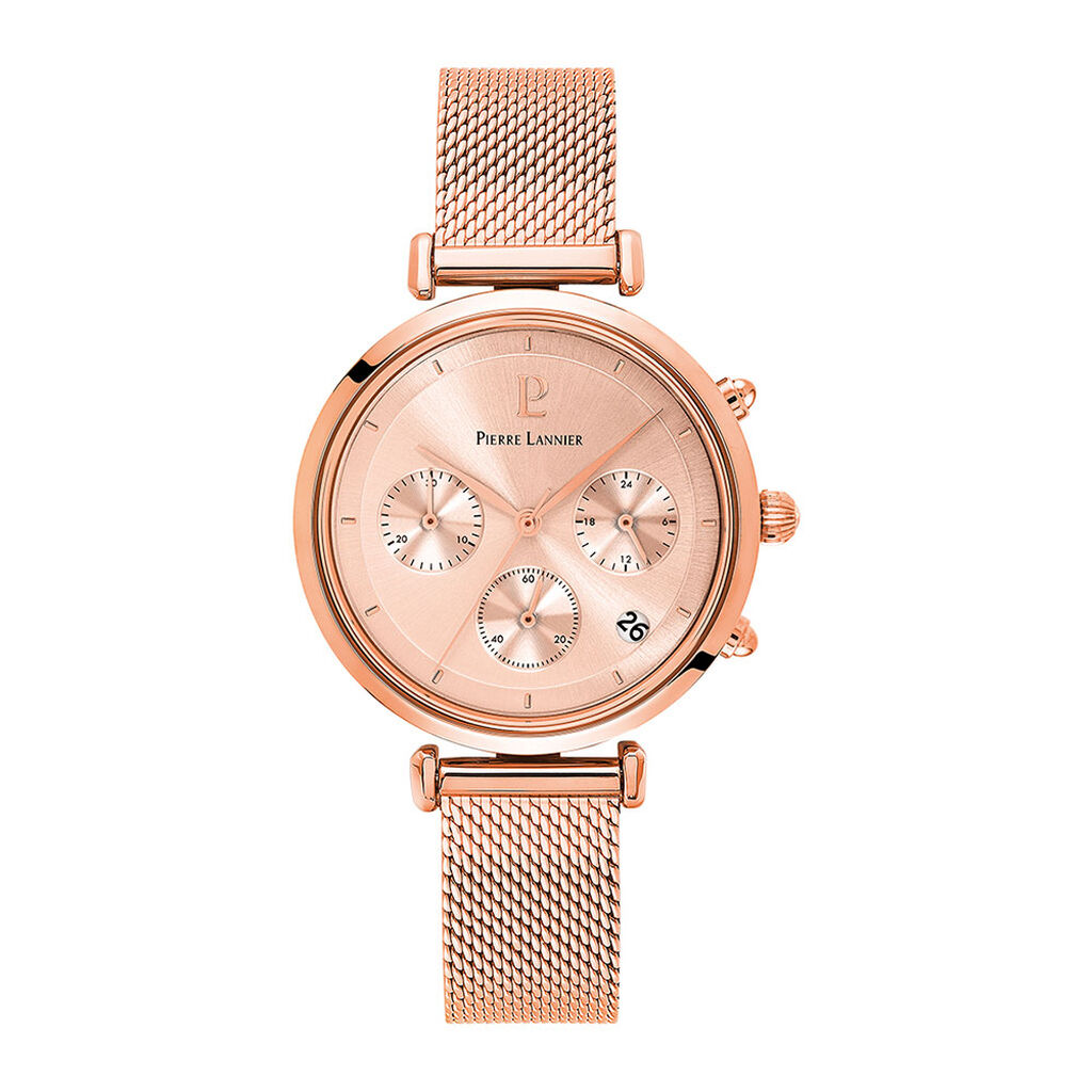 Montre Pierre Lannier Lutecia Rose - Montres Femme | Histoire d’Or