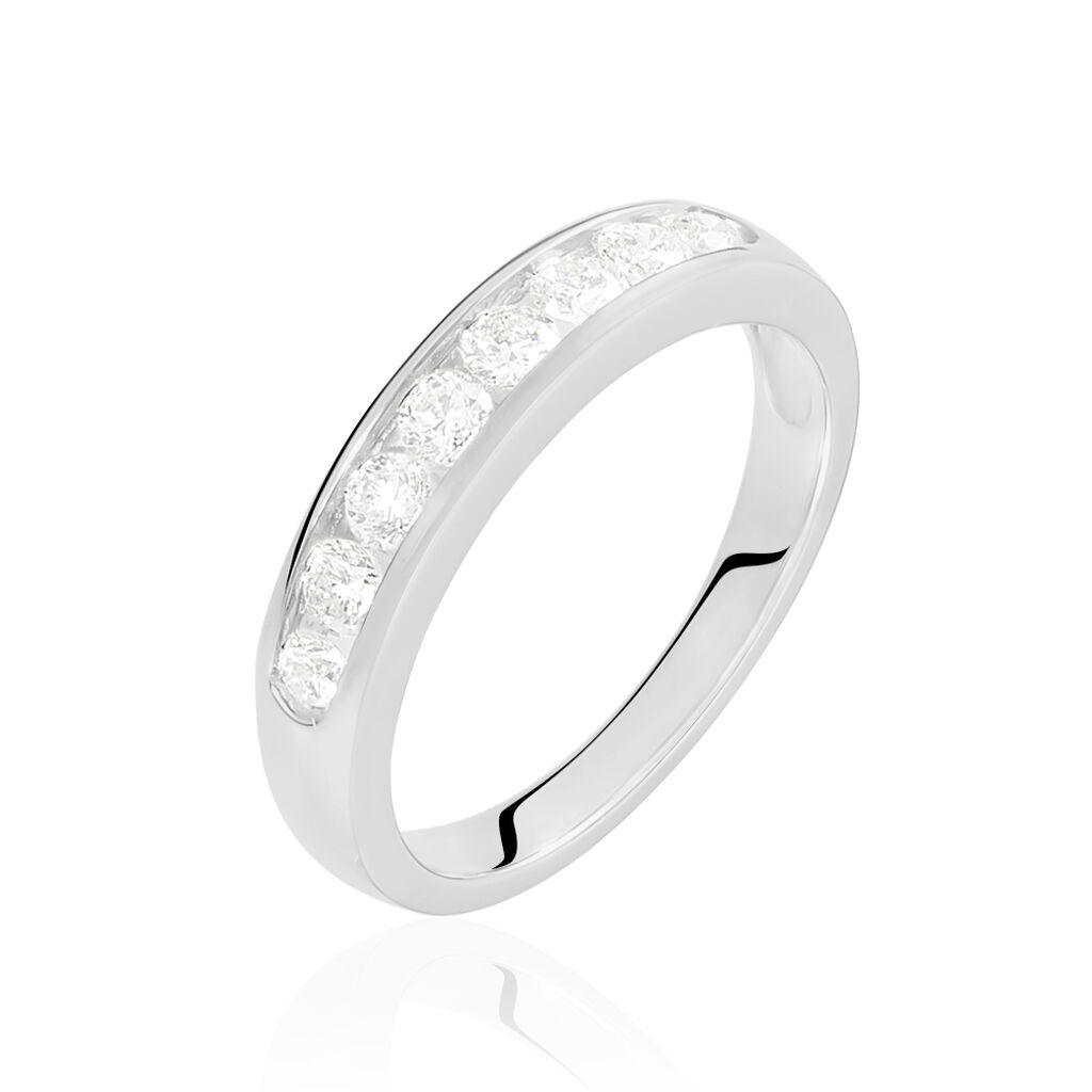 Alliance Giulia Or Blanc Diamant - Alliances Femme | Histoire d&rsquo;Or