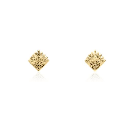 Boucles D'oreilles Puces Christabella Plaqué Or Jaune - Boucles d'oreilles fantaisie Femme | Histoire d’Or