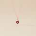 Collier Or Rose Clothilde Rhodolite - Sautoirs Femme | Histoire d’Or
