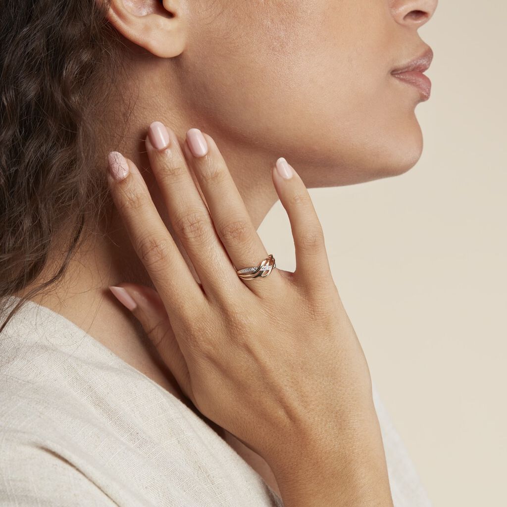 Bague Assa Or Jaune Diamants - Bagues avec pierre Femme | Histoire d’Or