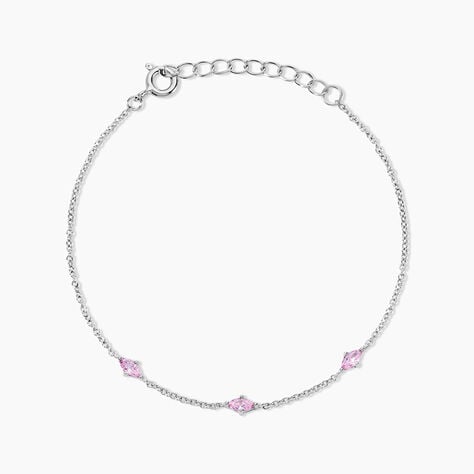 Bracelet Borya Argent Blanc Oxyde De Zirconium - Bracelets Femme | Histoire d&rsquo;Or