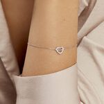 Bracelet Delicata Argent Blanc Oxyde De Zirconium - Bracelets Femme | Histoire d&rsquo;Or
