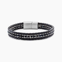 Bracelet Alassio Acier Blanc Oeil De Tigre