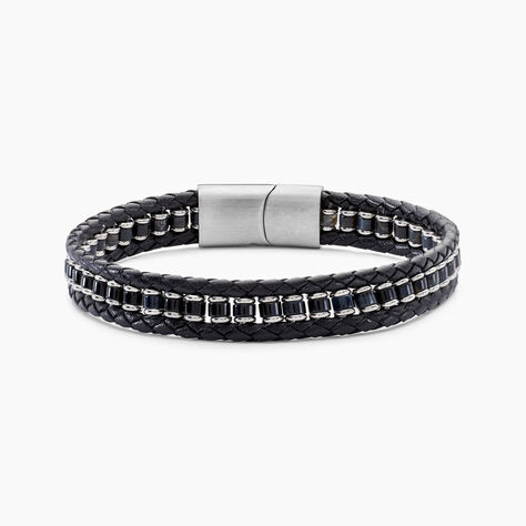 Bracelet Alassio Acier Blanc Oeil De Tigre - Bracelets Homme | Histoire d’Or