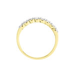 Demi-alliance Or Jaune  Eloisa Diamant Synthetique - Bijoux Femme | Histoire d&rsquo;Or