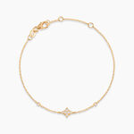 Bracelet Dainty Plaqu&eacute; Or Jaune Oxyde De Zirconium - Bracelets Femme | Histoire d&rsquo;Or