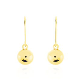 Boucles D'oreilles Pendantes Fidelia Boules Or Jaune - Boucles d'oreilles pendantes Femme | Histoire d’Or