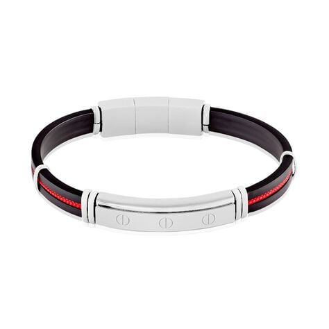 Bracelet Jourdan Magnus Caoutchouc Bleu - Bracelets cordon Homme | Histoire d’Or