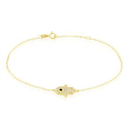 Bracelet Or Jaune Hassan Oxyde - Bracelets Main de Fatma Femme | Histoire d’Or