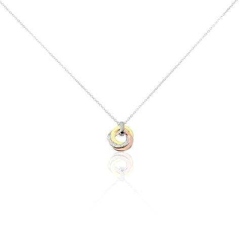 Collier Or Tricolore Vanadissa Diamants - Colliers Femme | Histoire d’Or