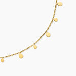 Collier Florencia Acier Dor&eacute; - Bijoux sans pierre Femme | Histoire d&rsquo;Or