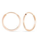 Cr&eacute;oles Dominae Or Rose - Boucles d'oreilles cr&eacute;oles Femme | Histoire d&rsquo;Or