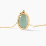 Collier Veina Plaqu&eacute; Or Jaune Aventurine - Id&eacute;es cadeaux Femme | Histoire d&rsquo;Or