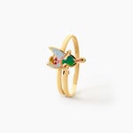 Bague Feerie Argent Dor&eacute; A L'Or 750/1000 - Bagues fantaisie Enfant | Histoire d&rsquo;Or