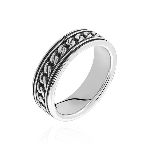 Bague Balthazar Argent Blanc - Bagues Homme | Histoire d’Or