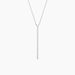 Collier Whitney Argent Blanc Oxyde De Zirconium - Colliers fantaisie Femme | Histoire d’Or