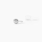Boucles D'oreilles Puces Fidelia Boule Or Blanc - Clous d'oreilles Femme | Histoire d&rsquo;Or