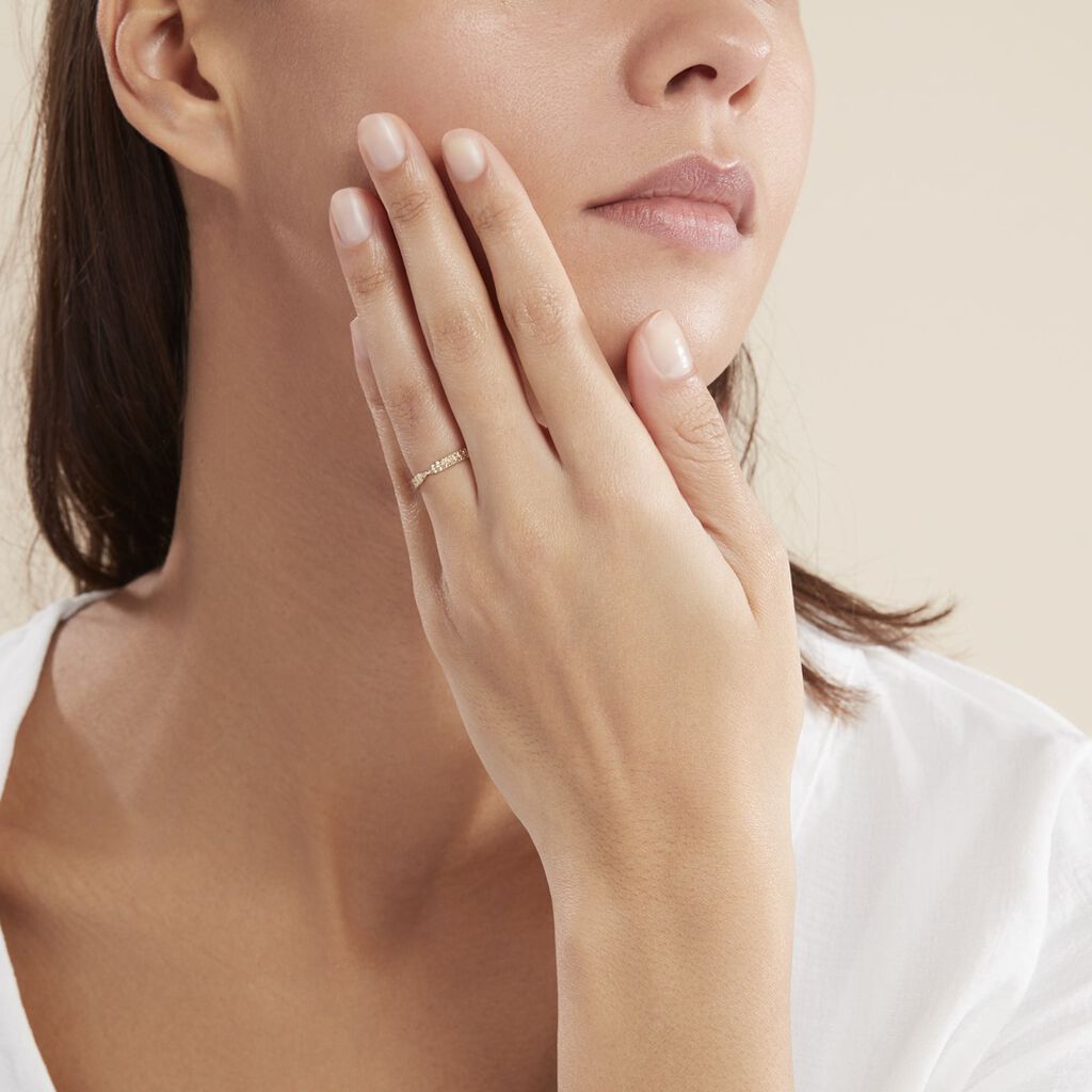 Alliance Or Jaune Diamantee - Alliances Unisex | Histoire d&rsquo;Or