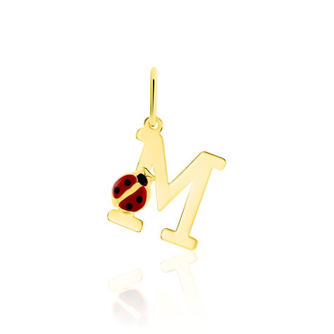 Pendentif Helidie Coccinelle Lettre Or Jaune - Pendentifs Enfant | Histoire d’Or