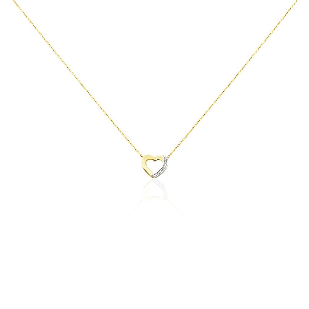 Collier Or Jaune Rosalynne Diamant - Colliers Femme | Histoire d’Or